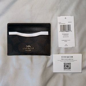 [BRAND NEW] Coach Signature ID Cardholder